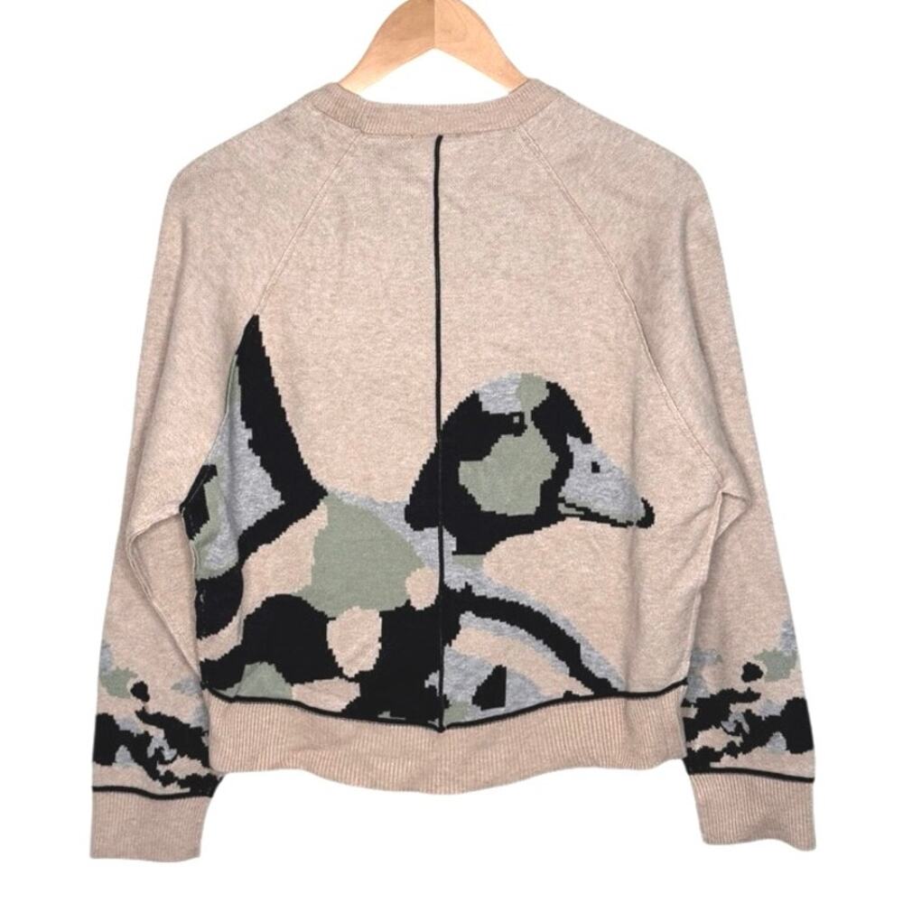 NWT Anthropologie Pilcro The Oaklan cozy knit duck sweater size XXS - Picture 6 of 9
